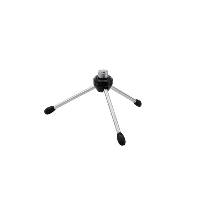Ultra compact retractable table stand for microphone holder