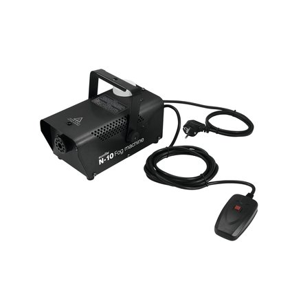 Compact 400 W fog machine with cable remote control