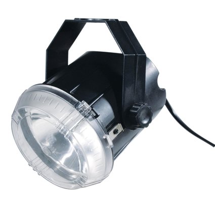 Compact strobe with 40 W flash tube and adjustable flash frequency