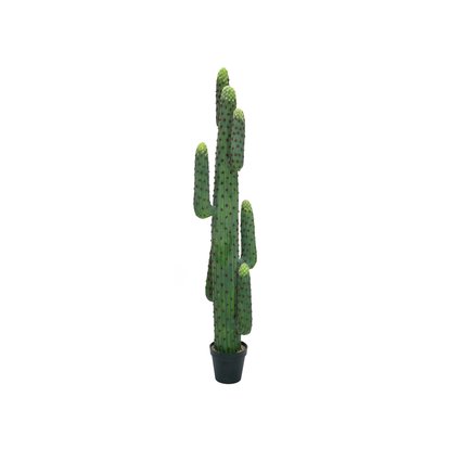 Deko-Kaktus mit seitlichen Zweigen aus hochwertigem Kunststoff