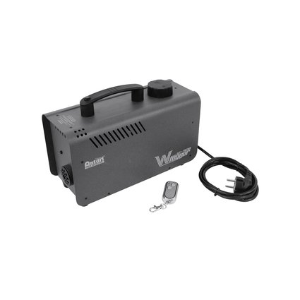 Compact 800 W fog machine, extremely fast heat-up time and wireless remote control