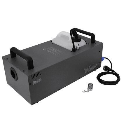 Controllable machine with 3000 W and built-in wireless DMX receiver