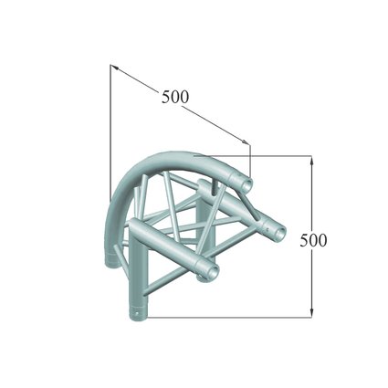 3-point truss system