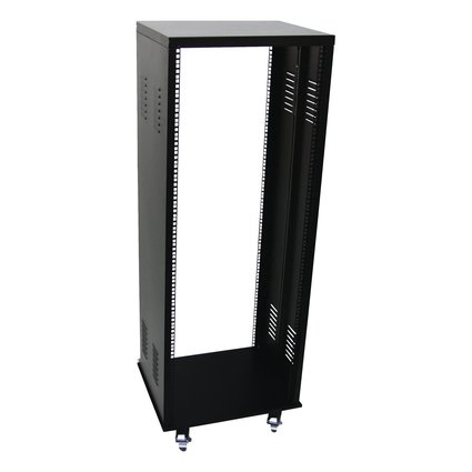 Powder-coated steel rack, ideal for permanent installations