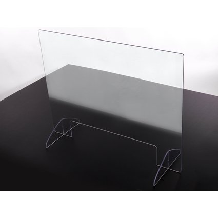 Transparenter Husten- und Spuckschutz aus Acrylglas