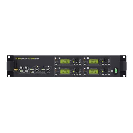 19" audio router, 5 stereo & 2 mic inputs, IR remote an RS485 control option