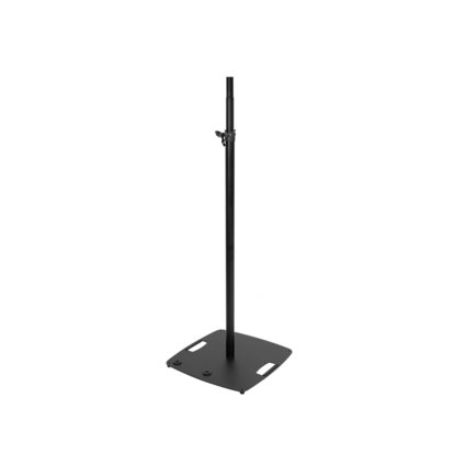 XL speaker/lighting stand with square base, height adjustable 136-230 cm, max. load 18 kg
