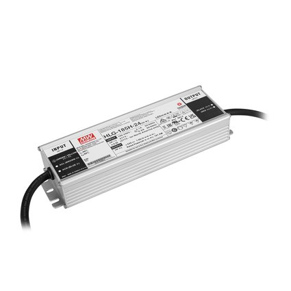HLG-185H-24 LED-Schaltnetzteil IP67, 187 W / 24 V / 7,8 A