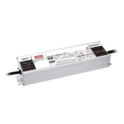 HLG-185H-12 LED-Schaltnetzteil IP67, 156 W / 12 V / 13 A