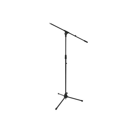 Microphone stand with adjustable boom