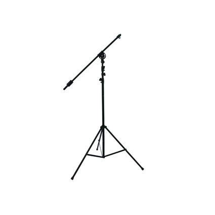 Overhead microphone stand, extendable up to 390 cm, long boom + counterweight