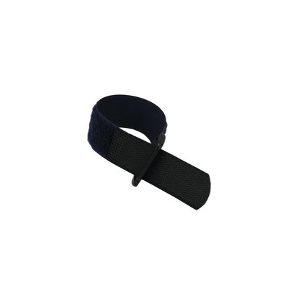 Hook-and-loop cable fastener back strap