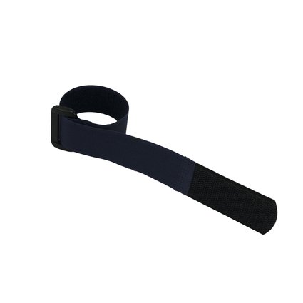 Hook-and-loop cable fastener back strap