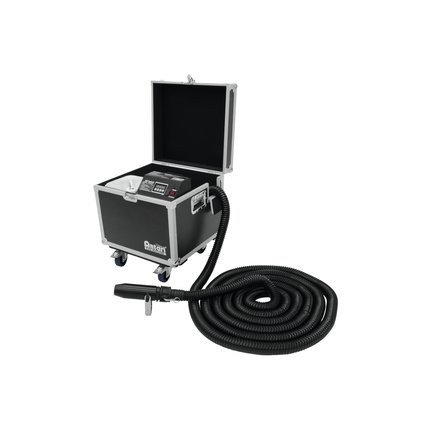 High performance snow machine in flightcase for touring applications