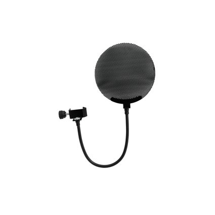 Microphone pop filter for studio applications