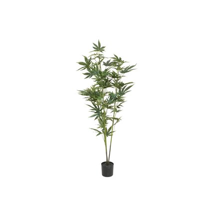 Artificial cannabis plant for decorations