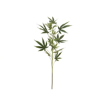 Artificial cannabis branch for decorations