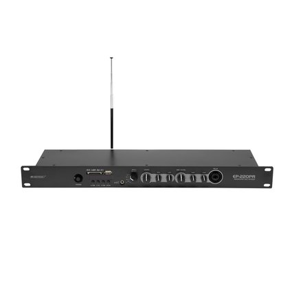 Universal 19" preamplifier with audio player, Bluetooth and FM radio