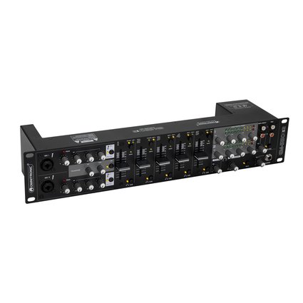 Multifunctional 5+2-channel installation mixer, black