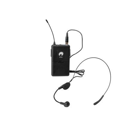 Bodypack transmitter with headset microphone for WAMS-12BT2