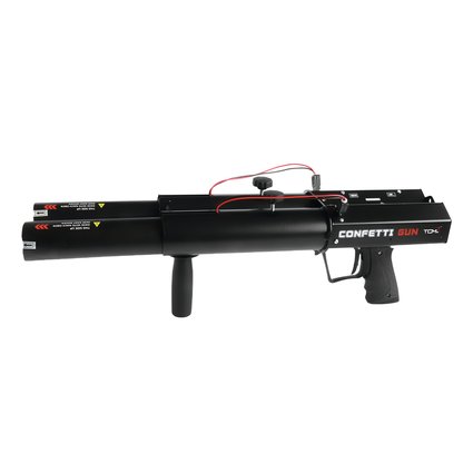 Portable firing unit for confetti and streamers
