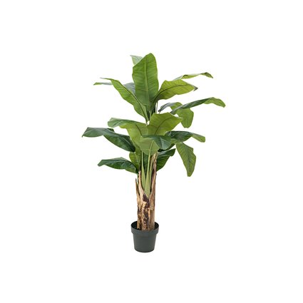 Robust banana plant with leaves made of high-quality PEVA