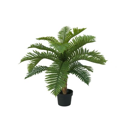 Small palm fern plant with leaves made of high-quality PEVA