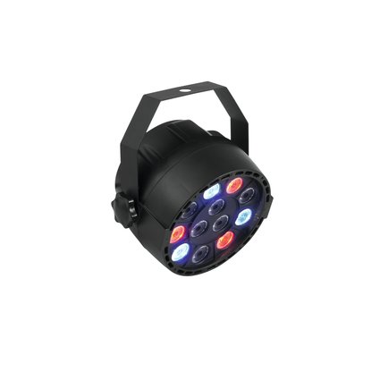 Kompakter Scheinwerfer mit 12 x 1-W-LED in RGBW und DMX-Steuerung