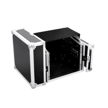 Flightcase for 483 mm devices (19") with notebook tray