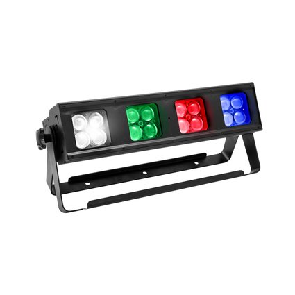 LED zoom effect bar with RGBW color mixing, incl. IR remote control
