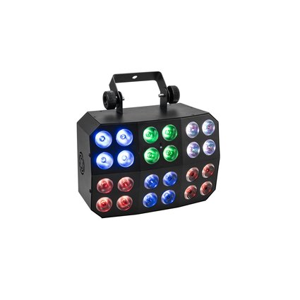 LED light effect with RGBWA/UV color mixing, incl. IR remote control