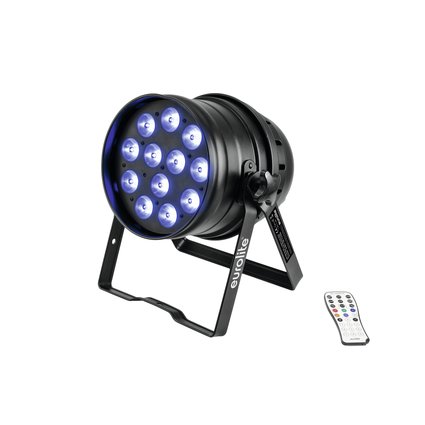 PAR-Scheinwerfer mit 12 x 8-W-4in1-LED und RGBW-Farbmischung