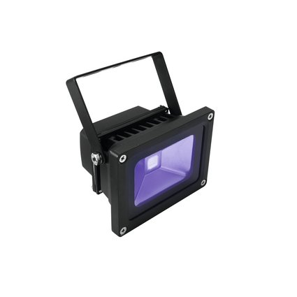 Weather-proof (IP54) UV spotlight with 10 W COB UV LED