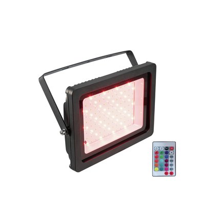 Outdoor-Scheinwerfer (IP65) mit RGB-LEDs und IR-Fernbedienung