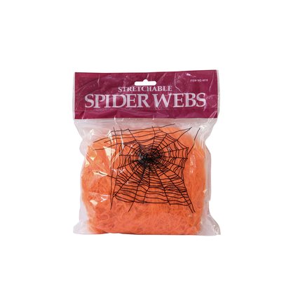 Spinnennetz mit fluoreszierendem Effekt