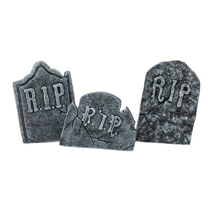Three piece gravestone set