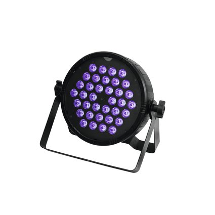 DMX-steuerbarer UV-Scheinwerfer mit 36 x 1-W-UV-LED