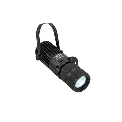 Narrow beam pinspot with 12 W bianco freddo (CW) LED