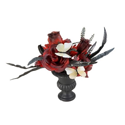 Extravagant floral decoration in Gothic style