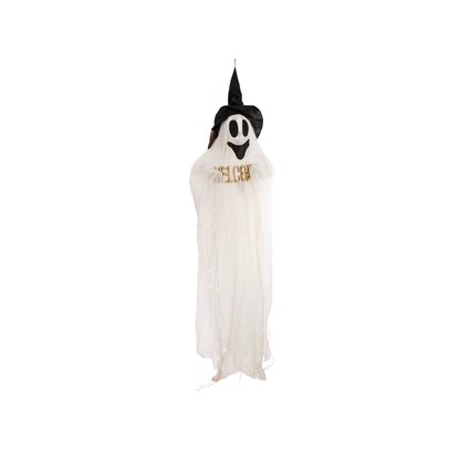 Classic ghost as a life-size hanging figure