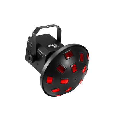 Extremely bright Derby with 5 x 10 W LED in R,G,B,A,W