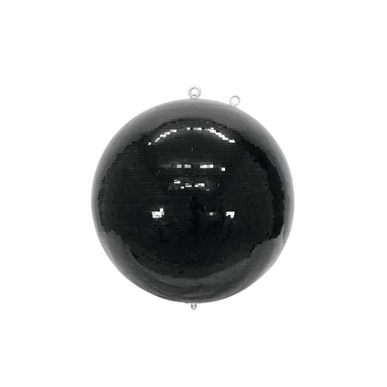 Sicherheits-Spiegelkugel mit glänzend schwarzen Facetten