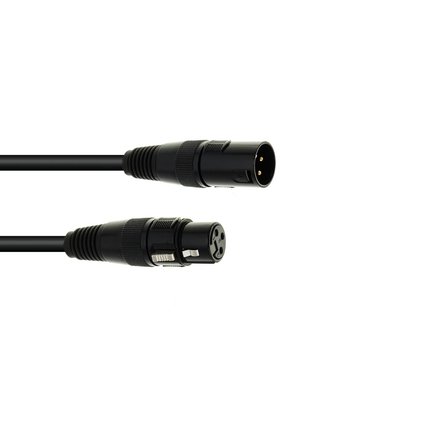 4x Set professionelle DMX Kabel mit 0,5m Länge zur Verkabelung von Lichtsetups