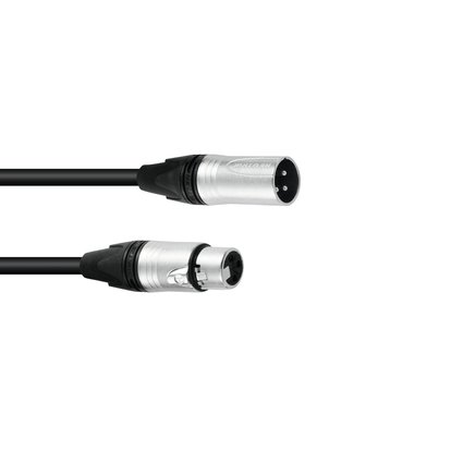 SOMMER CABLE XLR cable 3-pin 6m bk Neutrik