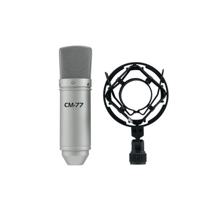Condenser microphone for professional studio and live applications