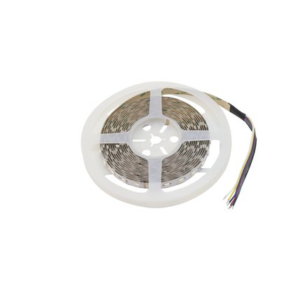 Flexible LED strip, RGB, warm white and cold white