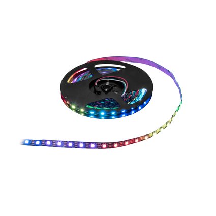 Digital LED pixel strip with RGB LEDs for indoor use