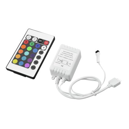 Control unit with IR control for RGB LED strips 24 V