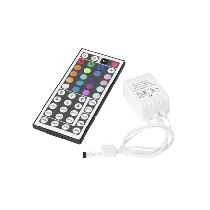 Control unit with IR control for 12 V RGB LED strips