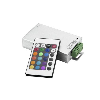 Control unit with IR control for RGB LED strips 12-24V